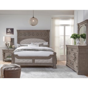 Pulaski Furniture Kingsbury 1 Drawer USB Charging Open Nightstand Room