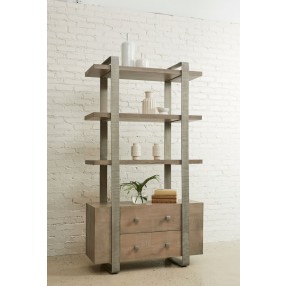 Pulaski Furniture Industrial Contemporary Book Shelf