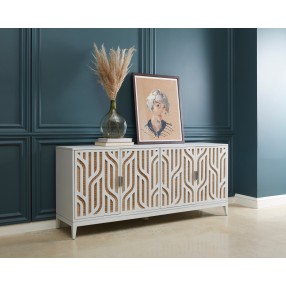 Pulaski Furniture 4-Door Credenza with Storage