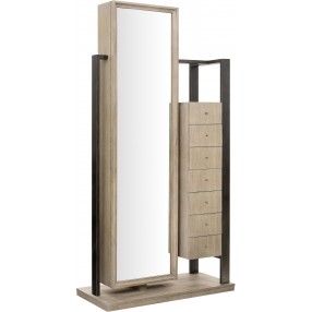 Pulaski Furniture Mirror Semanier with Storage Front