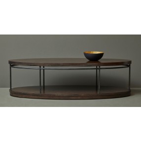 Pulaski Furniture Dark Wood Industrial Cocktail Table