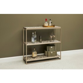Pulaski Furniture Metal Console Table Room View
