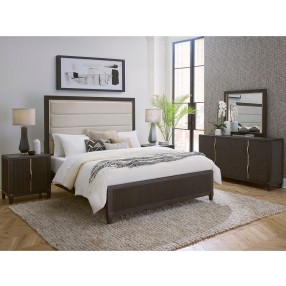Pulaski Furniture West End Loft 2-Drawer Nightstand with USB-C Outlets Room View