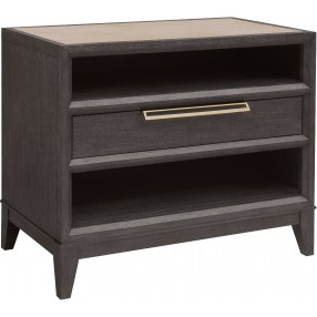 Pulaski Furniture Quincy Stone-Top Bachelor's Chest with Storage Drawer Side