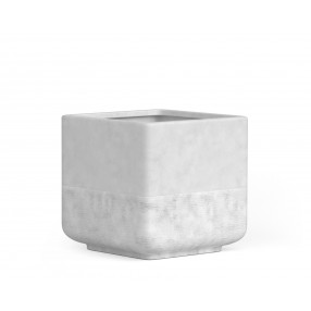 Azzurro Living Pacifica 21" Pot In White Rock Concrete