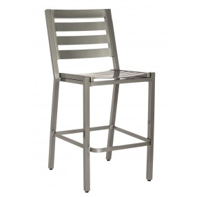 Woodard Palm Coast Slat Bar Stool - Angled