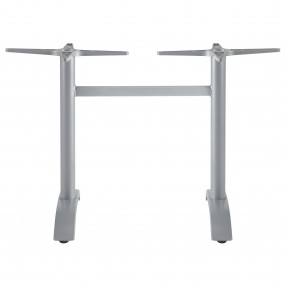 Palm 2 Aluminum Dining Base - Silver