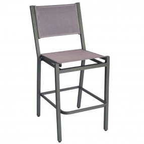 Woodard Palm Coast Sling Bar Stool Without Arms - Angled