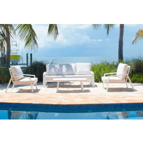 Panama Jack Outdoor Mykonos 4-Piece Seating Set  001