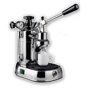 La Pavoni Professional Espresso Machine - Model PC-16 - Angled
