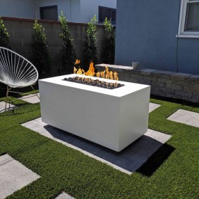 The Outdoor Plus Pismo 48" Concrete Fire Pit outdoor