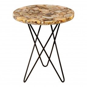 Natura Agate Accent Table - Front