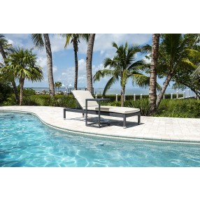 Panama Jack Outdoor Onyx 3-Piece Chaise Lounge Set With Cushions