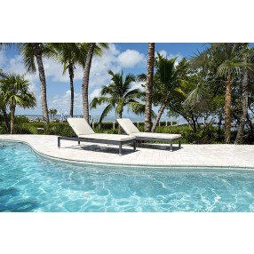 Panama Jack Outdoor Onyx Chaise Lounge