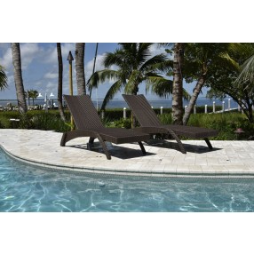 Panama Jack Outdoor Oasis 3-Piece Chaise Lounge