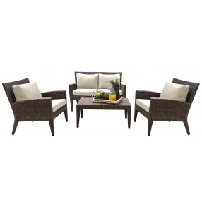 Panama Jack Outdoor Oasis 4-Piece Seating Set