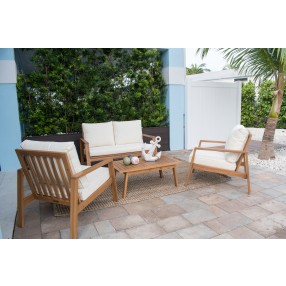 Panama Jack Outdoor Belize 4-Piece Seating Set Side View