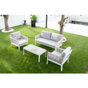 Panama Jack Outdoor Santa Monica 4-Piece Seating Set Outdoor View