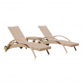 Panama Jack Outdoor Austin 3-Piece Chaise Lounge Set 