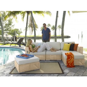 Panama Jack Outdoor Austin 5-Piece Sectional Set Outoddr
