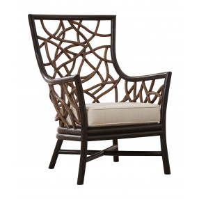 Panama Jack Sunroom Trinidad Occasional Chair with Cushions 