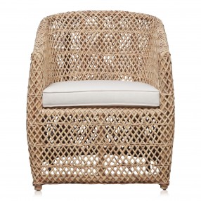 Panama Jack Sunroom Sumatra Barrel Chair with Cushion Front
