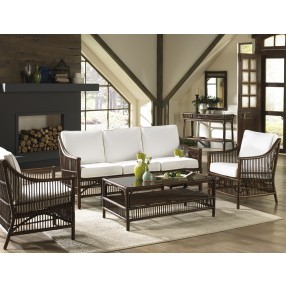 Panama Jack Sunroom Bora Bora 4-Piece Living Set with Cushions Room View