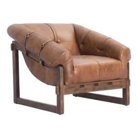 Moe's Home Collection Bellos Accent Chair - Front Side Angle
