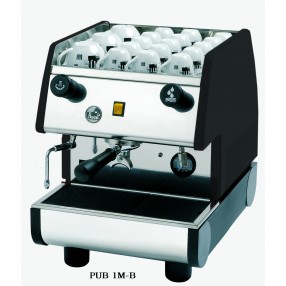 PUB 1 Group Commercial Espresso/Cappuccino Machine In Black