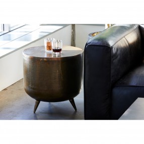 Moe's Home Collection Kettel Accent Table - Brass - Lifestyle