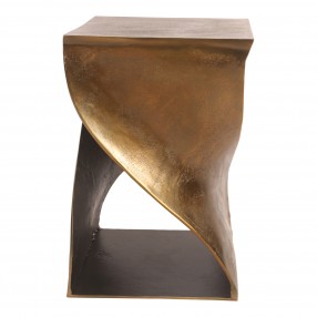 Moe's Home Collection Twist Accent Table - Brass - Front Angle
