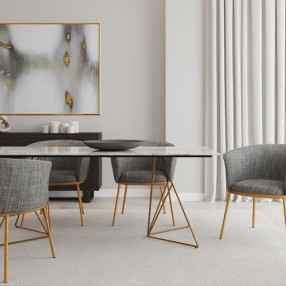 Sunpan Nadine Dining Chair Chacha Grey - Lifestyle