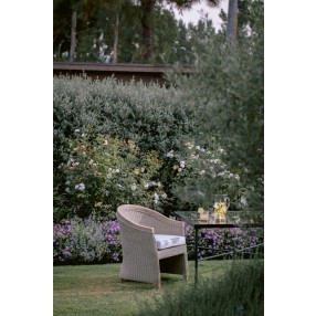 Sunset West Cambria Dining Chair in Canvas Canvas w/ Self Welt