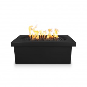 The Outdoor Plus Ramona 60" x 24" Concrete Fire Table - Rectangular 
