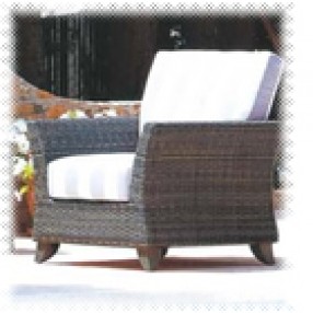 All Things Cedar Rattan Deep Seating Arm Chair