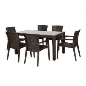Rainbow Outdoor Alberta Chair-Brown