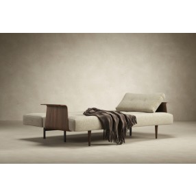 Innovation Living Recast Plus Sofa W/Walnut Arms Dark Wood Legs 366 - Halifax, Antique