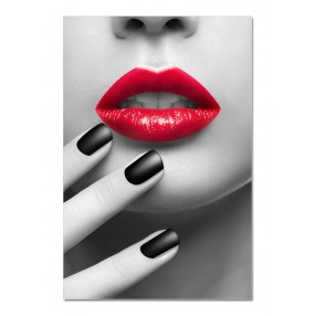 J&M Furniture Acrylic Art Red & Black | SB-61336B 