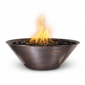 The Outdoor Plus 31" Remi Hammered Copper Fire Bowl