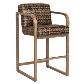 Woodard Reunion Bar Stool with Arms