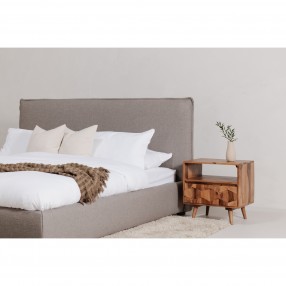 Moe's Home Collection Luzon Queen / King Bed - Greystone - Lifestyle