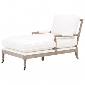 Essentials For Living Rouleau Chaise Lounge - Front Side Angle