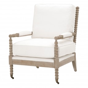 Essentials For Living Rouleau Club Chair - Front Side Angle