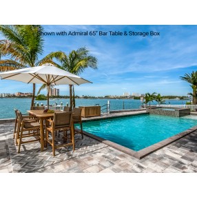 Royal Teak Admiral Bar Chair Outdoor