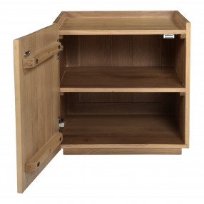 Moe's Home Collection Plank Nightstand - Natural - Front Opened Angle