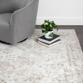 Sunpan Zagora Loom-Knotted Rug Cream/Beige in 6' X 9' / 8' X 10' / 9' X 12' / 10' X 14' - Lifestyle