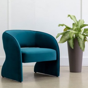 Sunpan Rosalia Lounge Chair Timeless Teal - Lifestyle