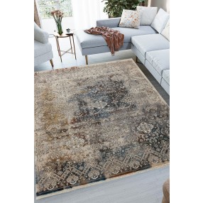 Whiteline Modern Living Amanda Decorative Polyester Rug - Lifestyle