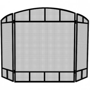 Mr. Bar-B-Q UniFlame® 3 Panel Black Mission Screen