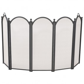 Mr. Bar-B-Q UniFlame® 5 Fold Black Finish Large Diameter Screen